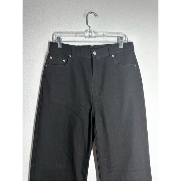 NWOT Dr. Denim Echo High Waist Straight Leg Women’s Jeans Size 32/34L Black - Picture 2 of 14